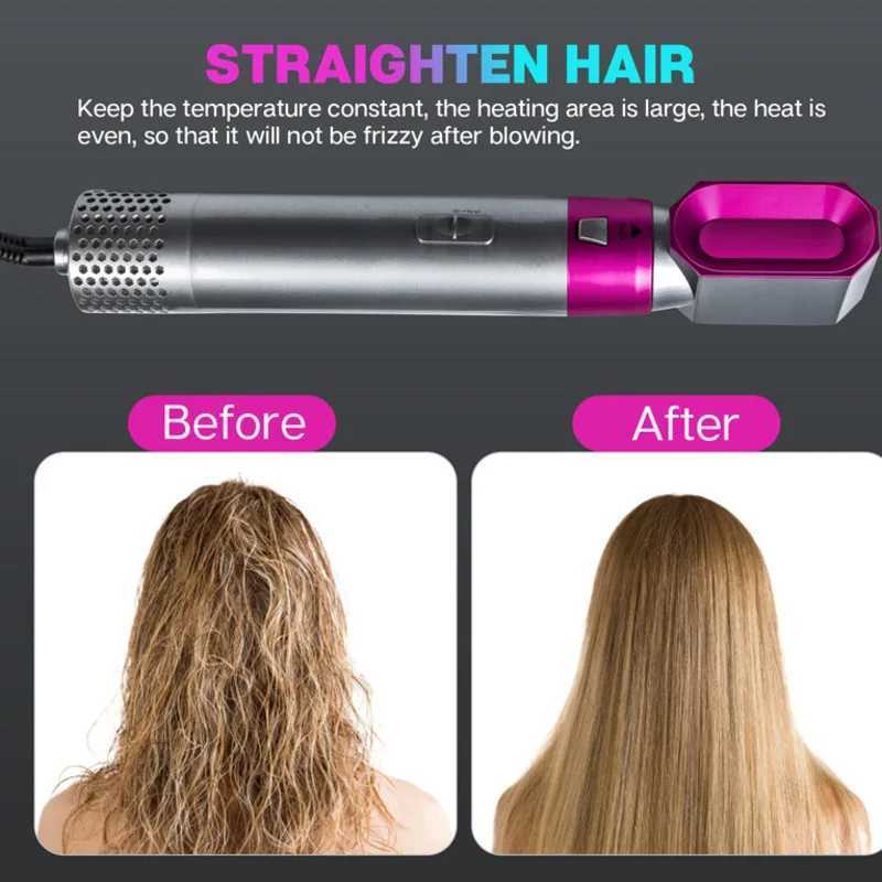 New Arrival Electronegative ion ceramic hair comb automatic curling iron professional curling iron quick heating detachable brush kit Z250219