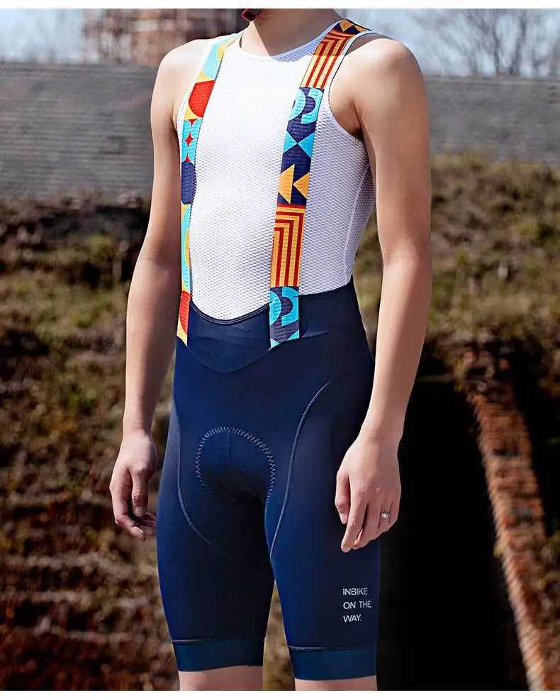 Men's Shorts INBIKE Mens MTB Cycling Bib Shorts Bike Riding Pants Man Professional Bicycle Shorts for Men Road Bike Mountain Cycling Clothes z250