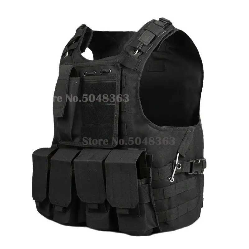 Tactical Mens Military Hunting Vest Field Battle Airsoft Molle Waistcoat Combat Assault Plate Carrier Hunting Vest Hunting EquipXJ250219