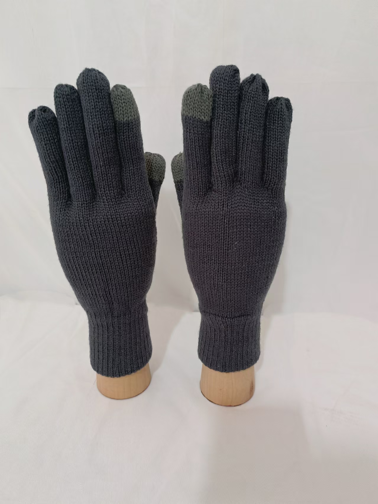 Cotton-Nitrile Men's Outdoor Riding Gloves for Cold Weather with Touch Screen Compatibility - XYS001