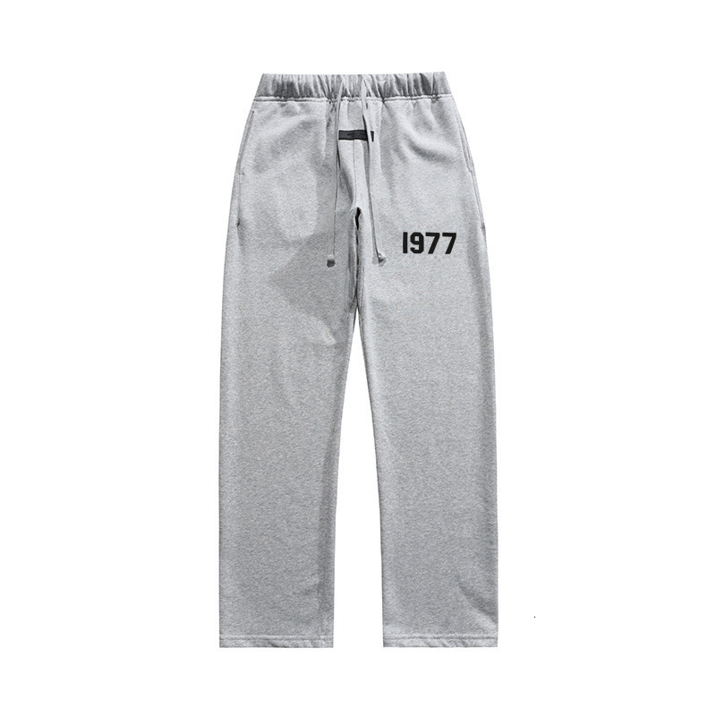 Trendy FOG Double Line ESSENTIALS Season 8 1977 Plush Casual For Men And Women High Street Guard Pants