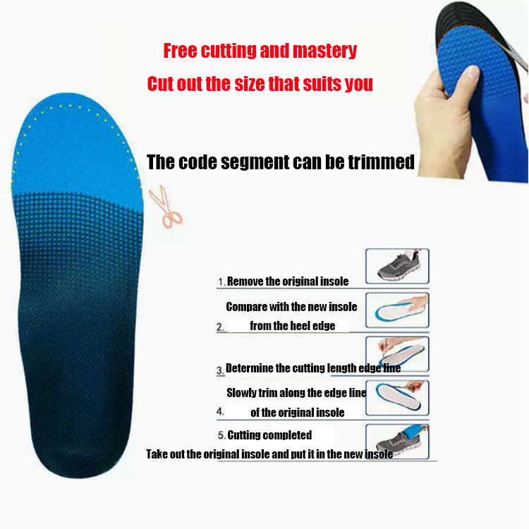 Plantar Fasciitis Insoles for Men Women - Orthotics Inserts, Shoe Insoles Arch Support Flat Feet Inserts Work Boot Insoles for Standing All Day