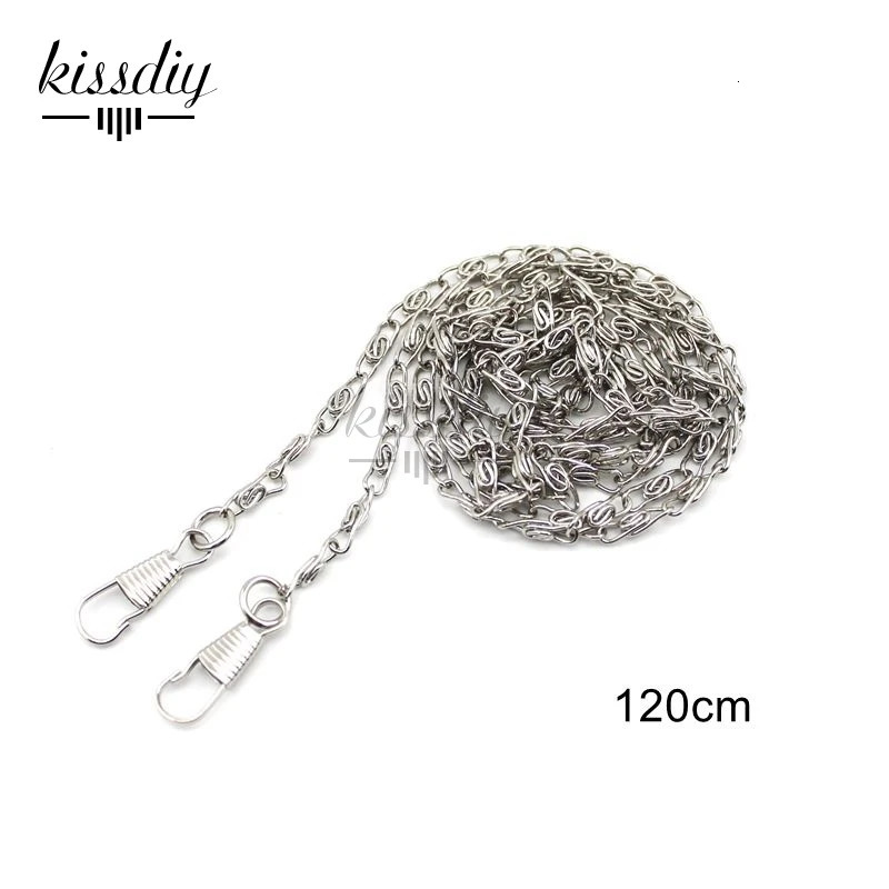 20pcs 120CM/ 47 long Silver tone Metal Chain for Purses/Bags DIY Hight Quality Purse Accessory 250214
