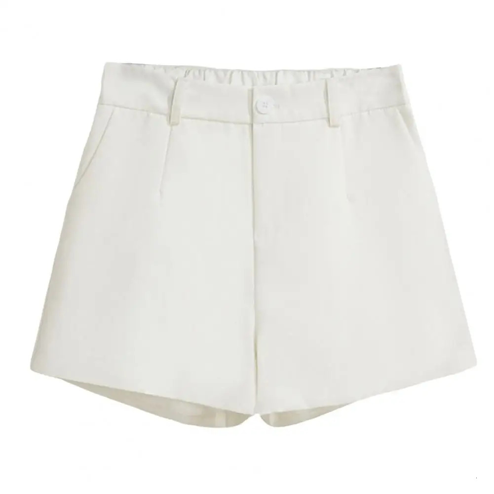 Above Knee Length Chic Casual Women Shorts Office Lady Summer Shorts Wide Leg Women Garment 250214