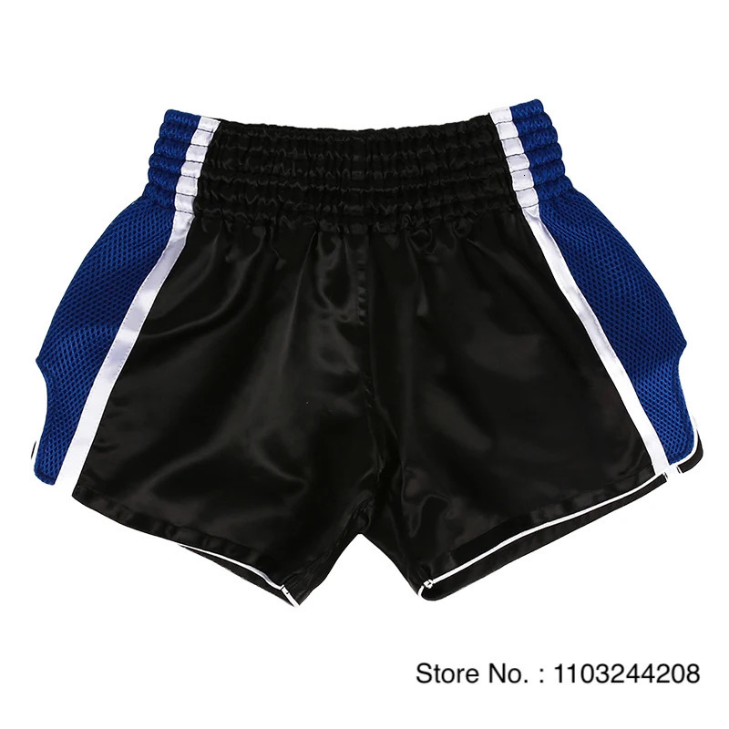 Muay Thai Shorts No Boxing Mens Kids Grappling Kickboxing Cage Fighting Plain Martial Arts Clothing 250219