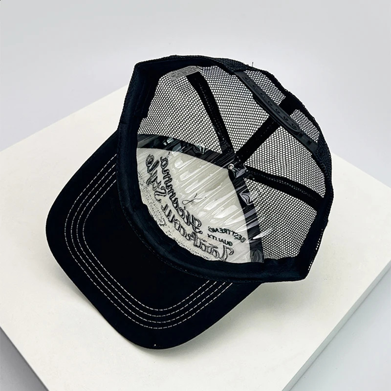 Unisex Letter embroidery Baseball Hats American Vintage Sunshade Street Fashion Personal Trucker Caps Versatile Breathable 250214