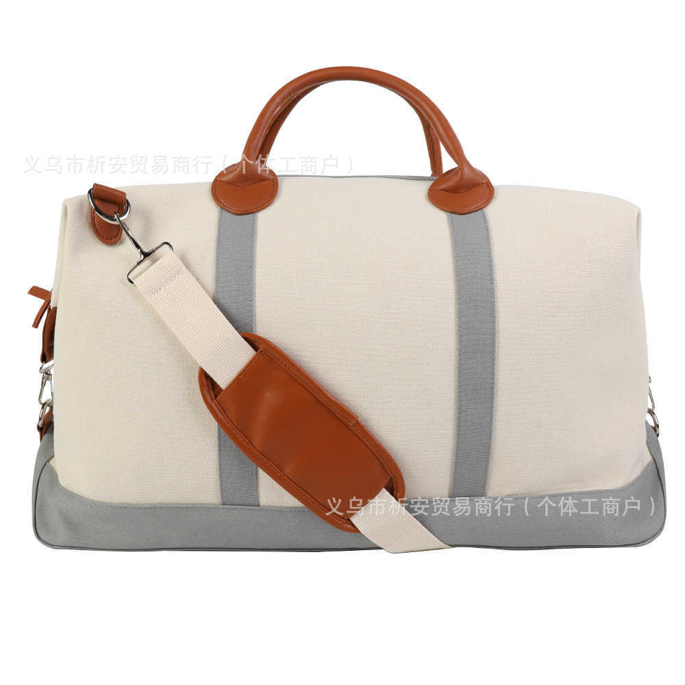 Etsy Personalized Large Capacity Travel Bag Bestseller Embroidered Canvas Bag Women's Handbag Printed Stripe 250115