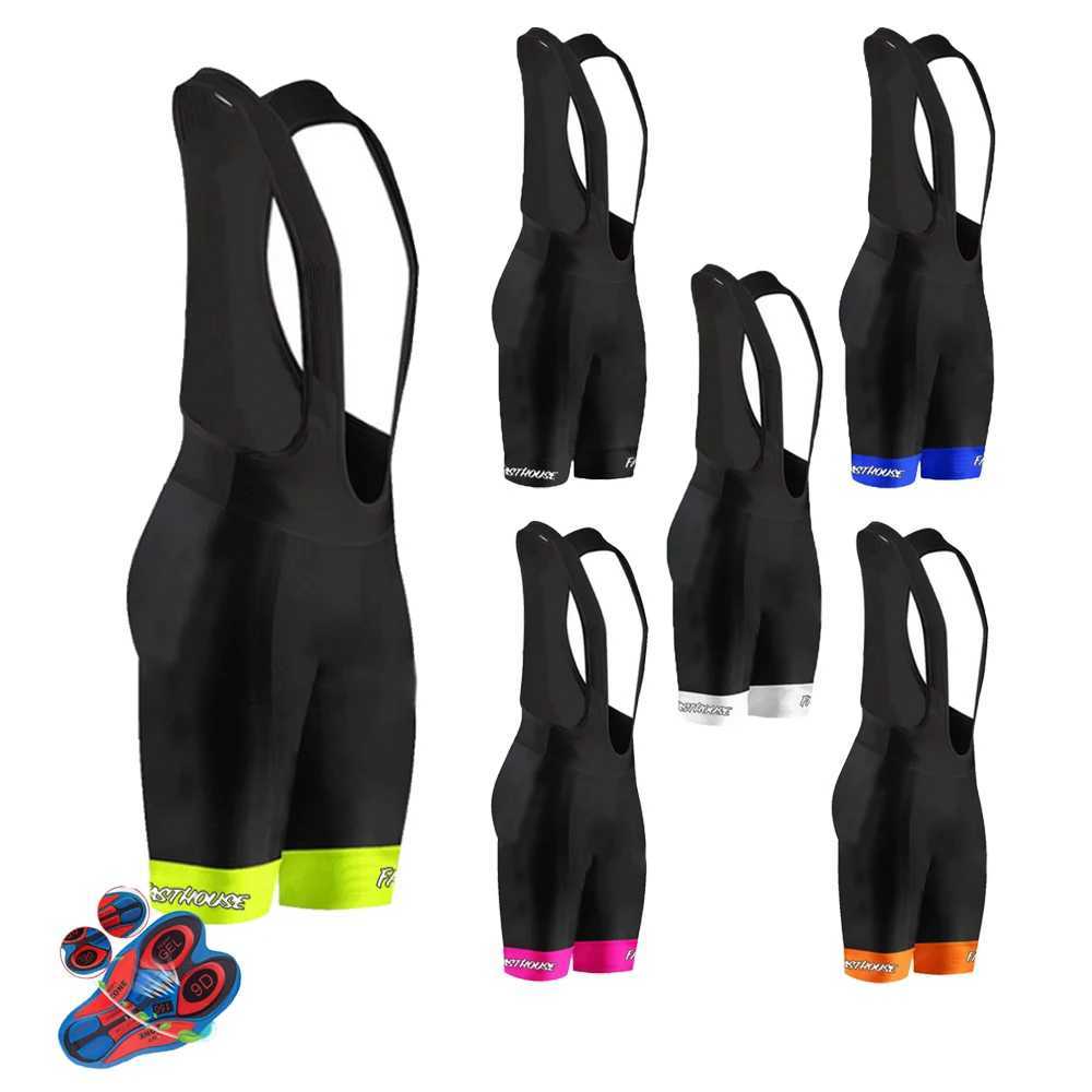 Men's Shorts 2023 Mens bicycle Bretel bicycle bib shorts mountain bike pants breathable womens gel pad free delivery z250219