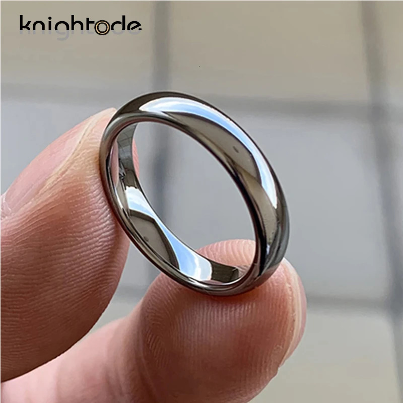 High Quality Tungsten Carbide Ring Wedding Engagement Ring For Men Women Domed Band Polished Shiny Comfort Fit 8/6/4/2mm 250213