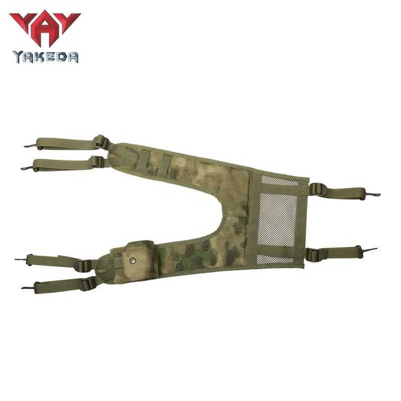 YAKEDA 1000D nylon Green Camouflage Harness Vest Tactical Chest RigXJ250219
