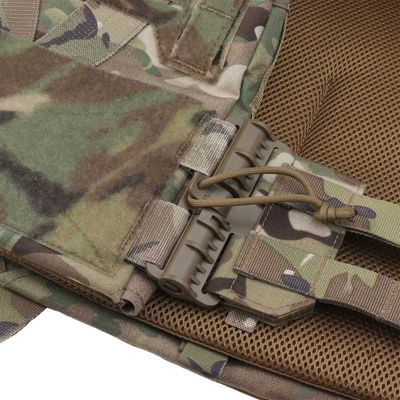 Tactical KZ Plate Carrier Low-profile Hunting Vest Mesh Comfort Lightweight Utility MOLLE Quick Release Equipment MediumXJ250219