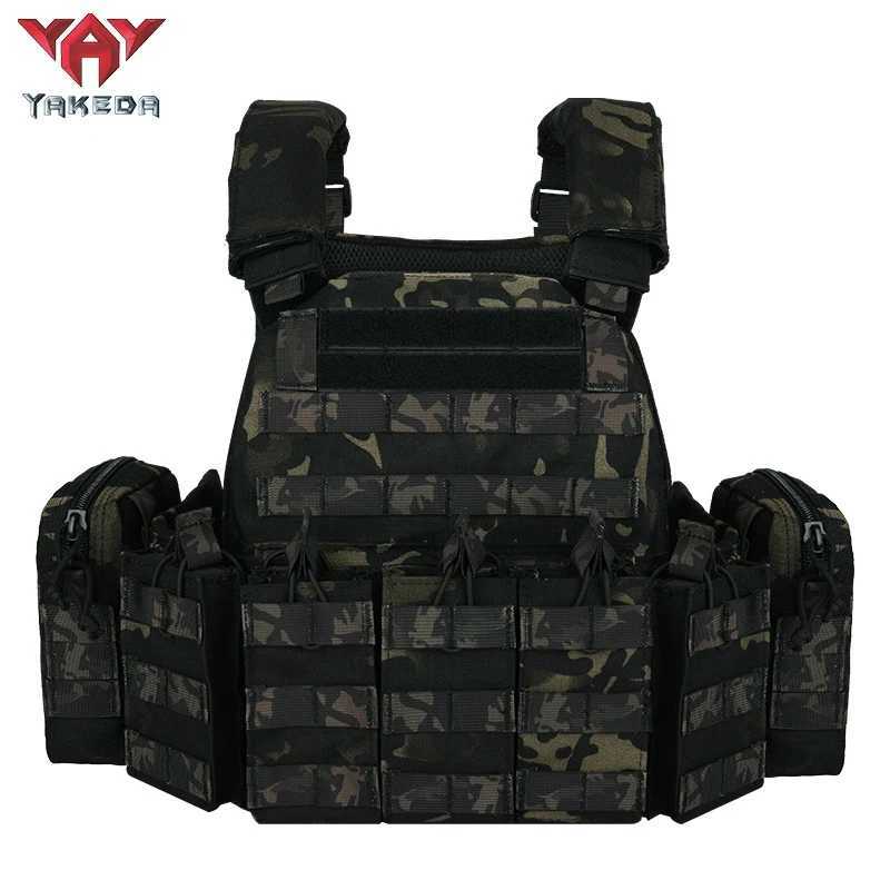 Multi-functional wear-resistant tactical vest outdoor training clothes outdoor equipment protective waistcoatXJ250219