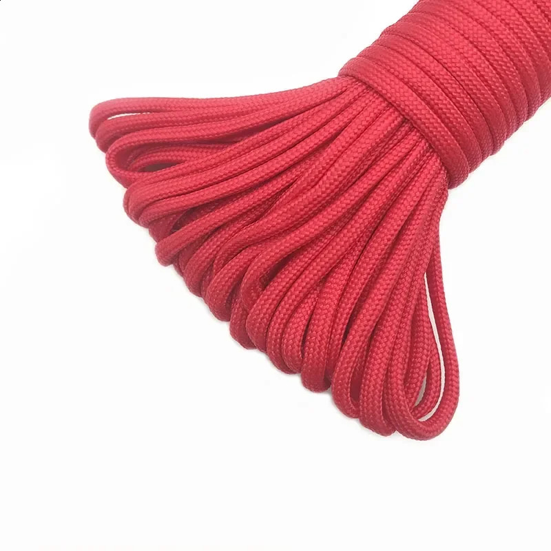 4 Size Dia4mm 7 stand Cores Paracord for Survival Parachute Cord Lanyard Camping Climbing Rope Hiking Clothesline 250213