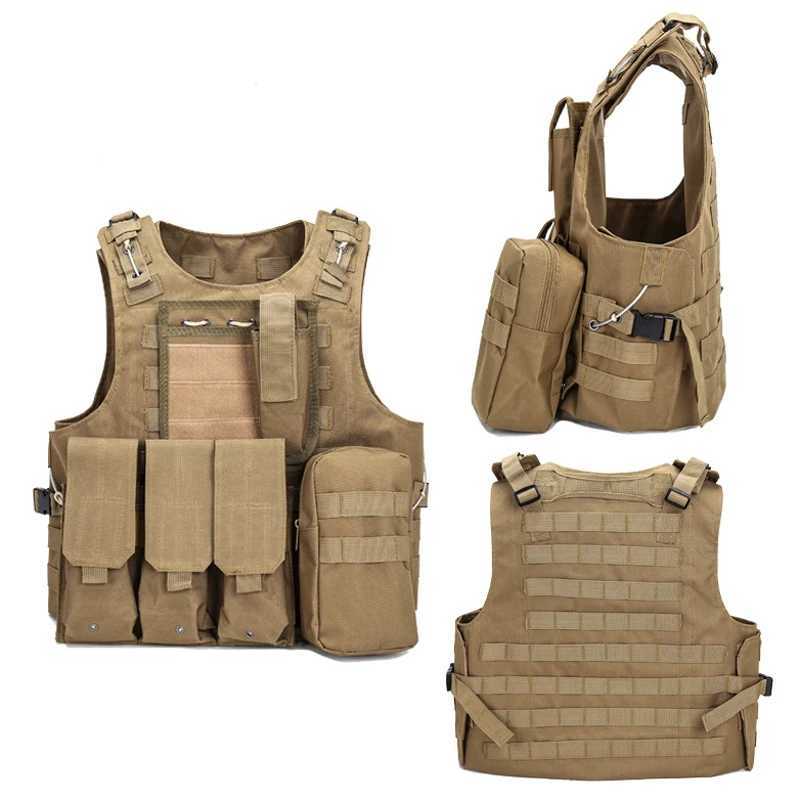 USMC Airsoft Tactical Vest Molle Combat Assault Plate Carrier Tactical Vest Outdoor Clothing Hunting Vest AccessoriesXJ250219