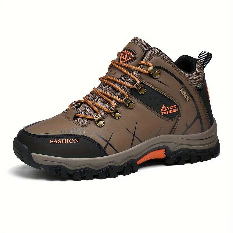 Four Seasons Leisure Mountaineering Shoes - Non slip Comfortable Outdoor Shoes, Lace up Design and Breathable Me sh ing