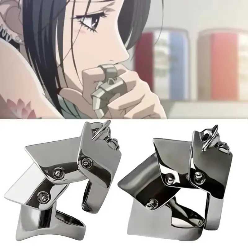Anime Oosaki Nana Cosplay Metal Ring Armor Ring Rock Punk Style Movable Joint Rings Unisex Fashion Jewelry Prop AccessoriesXJ250219