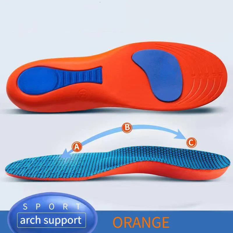 Sport Insoles for Shoes Sole Orthopedic Shock Absorption Deodorant Breathable Cushion Running Feet Man Women 250219