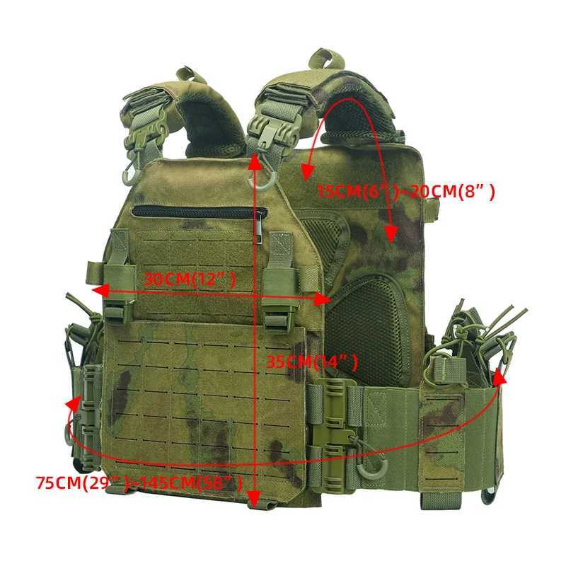 Multifunctional nylon Oxford cloth outdoor hunting training uniform laser cut tactical vestXJ250219