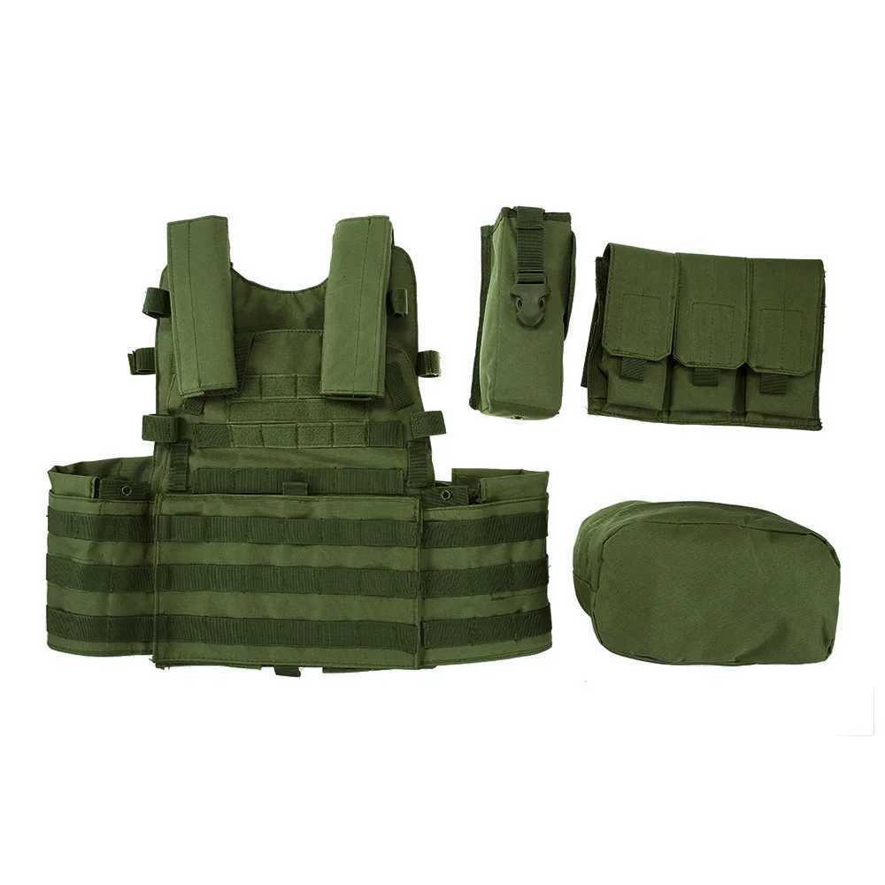 Outdoor Mens Tactical Vest Mens Modular Vest Hunting Gear Load Plate Carrier Vest with Hydration Pocket Hunting EquipmentXJ250219