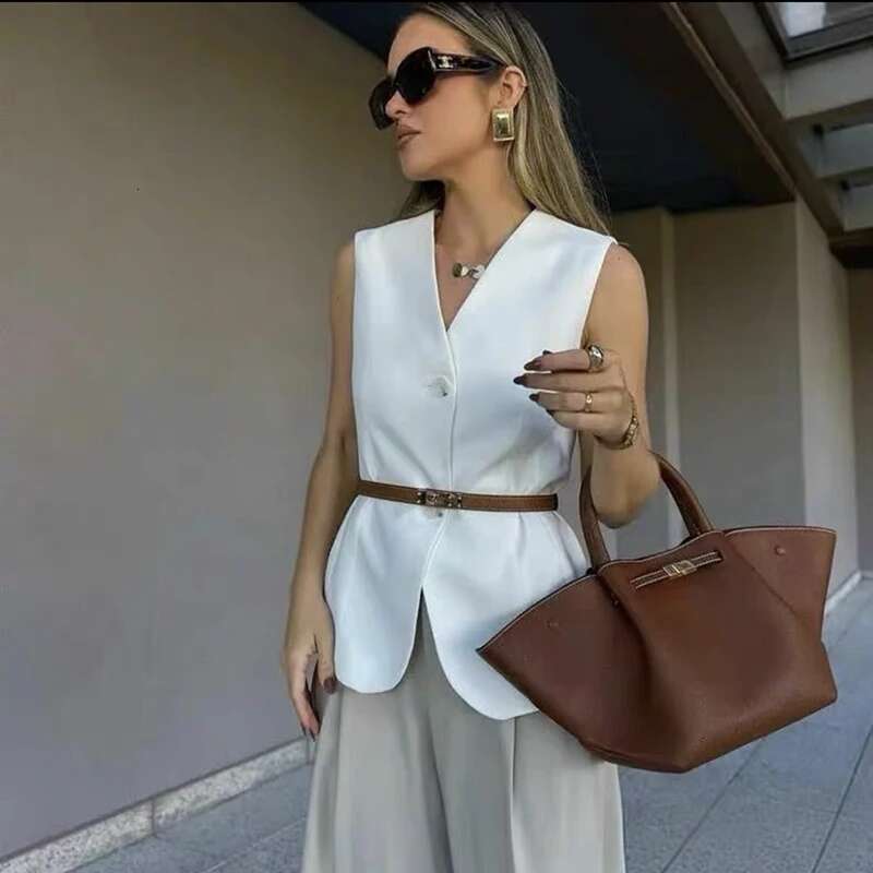 2024 New Wing Simple One Shoulder Hand-Held Tote Versatile Large Capacity Women's Bag