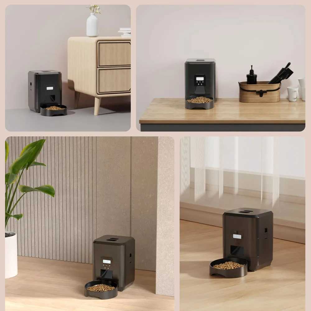 Dog Feeders New 2L pet feeder intelligent food dispenser for cats and dogs regular and quantitative feeding for pets scientific feeding supplies H2502