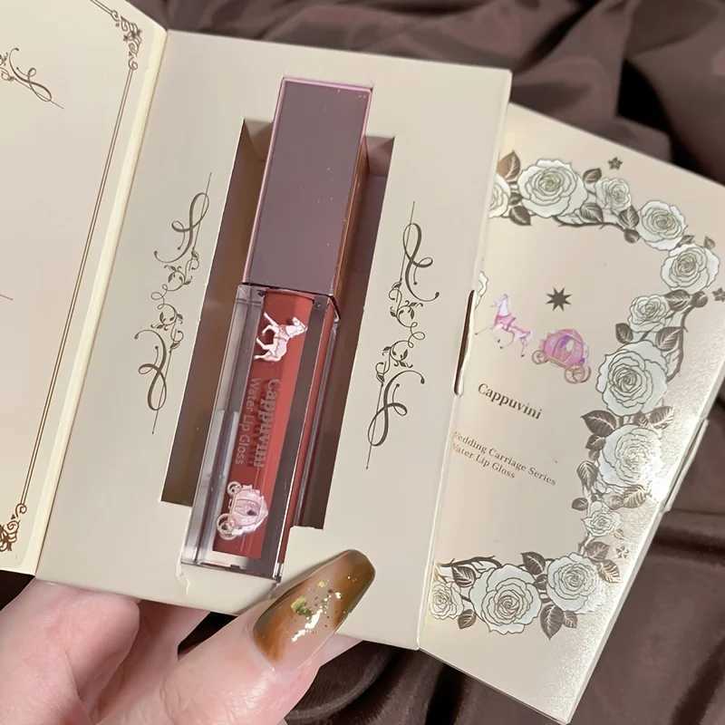 Glossy Mirror Velvet Soft Anime Lip Glaze Long lasting Mouth Red Lip Glaze Moisturizing Easy Coloring Liquid Lip ColorW250219
