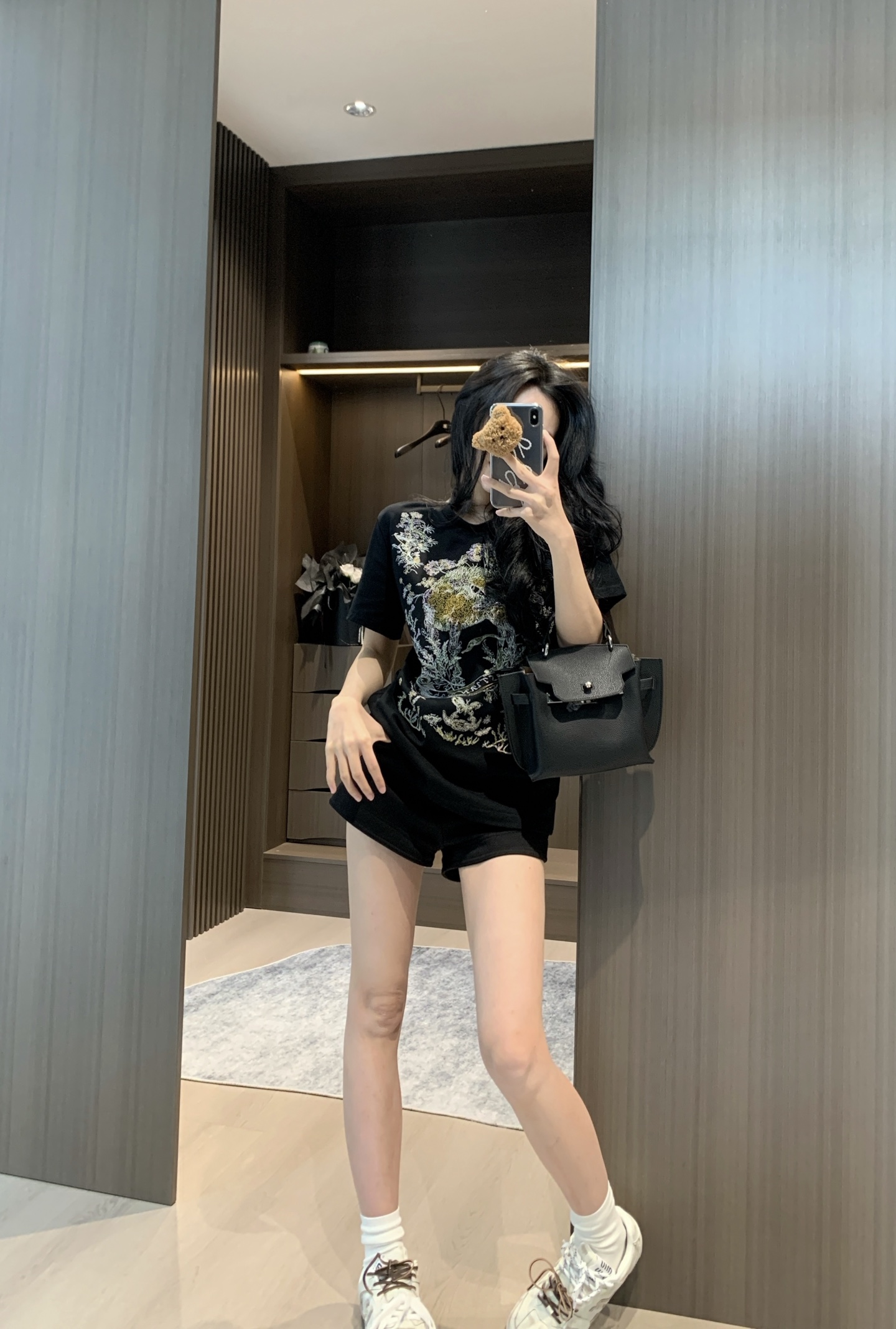 Di0r floral embrodiery Tshirt graffiti Customized Fashion Tailored Fashion drop shipping wholesale factory outlet D