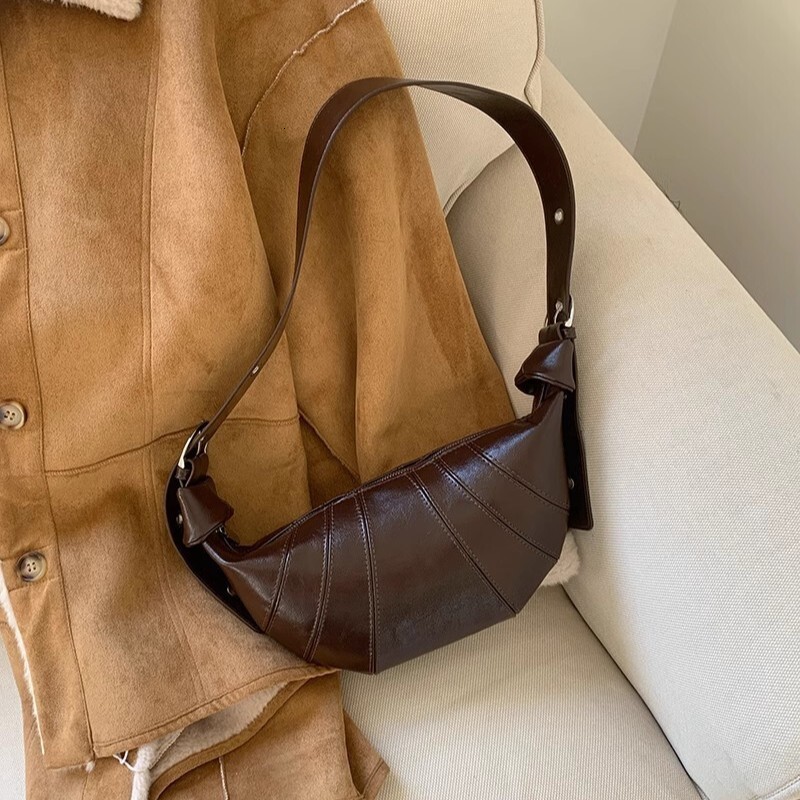 Cow horn women's armpit autumn and winter 2025 new fashion, Korean Kesong versatile crossbody bag, dumpling bag #swissmilitary