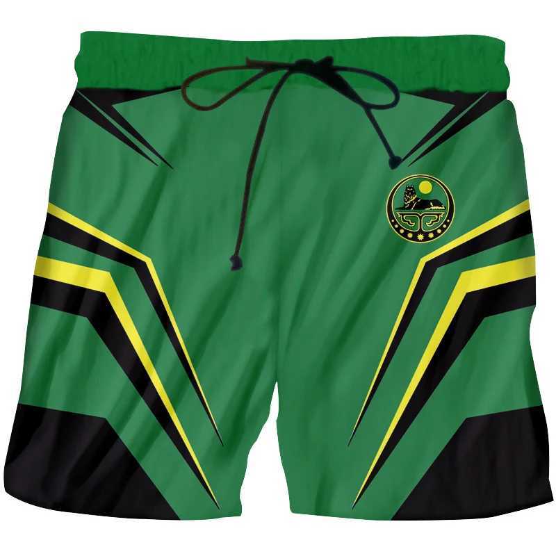 Men's Shorts Chechnya Russian Graphic Beach Shorts Men 3D Printing Board Shorts Swimsuit Summer Bermuda Surf Swim Trunks Cool Kids Ice Shorts z25