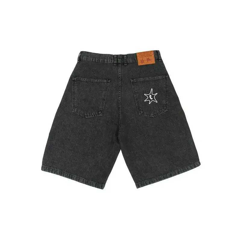 Men's Shorts Y2k Shorts Hip Hop Denim Gym Shorts Mens Womens 2023 Summer New Harajuku Fashion Casual Punk Rock Gothic Men Basketball Shorts z2502