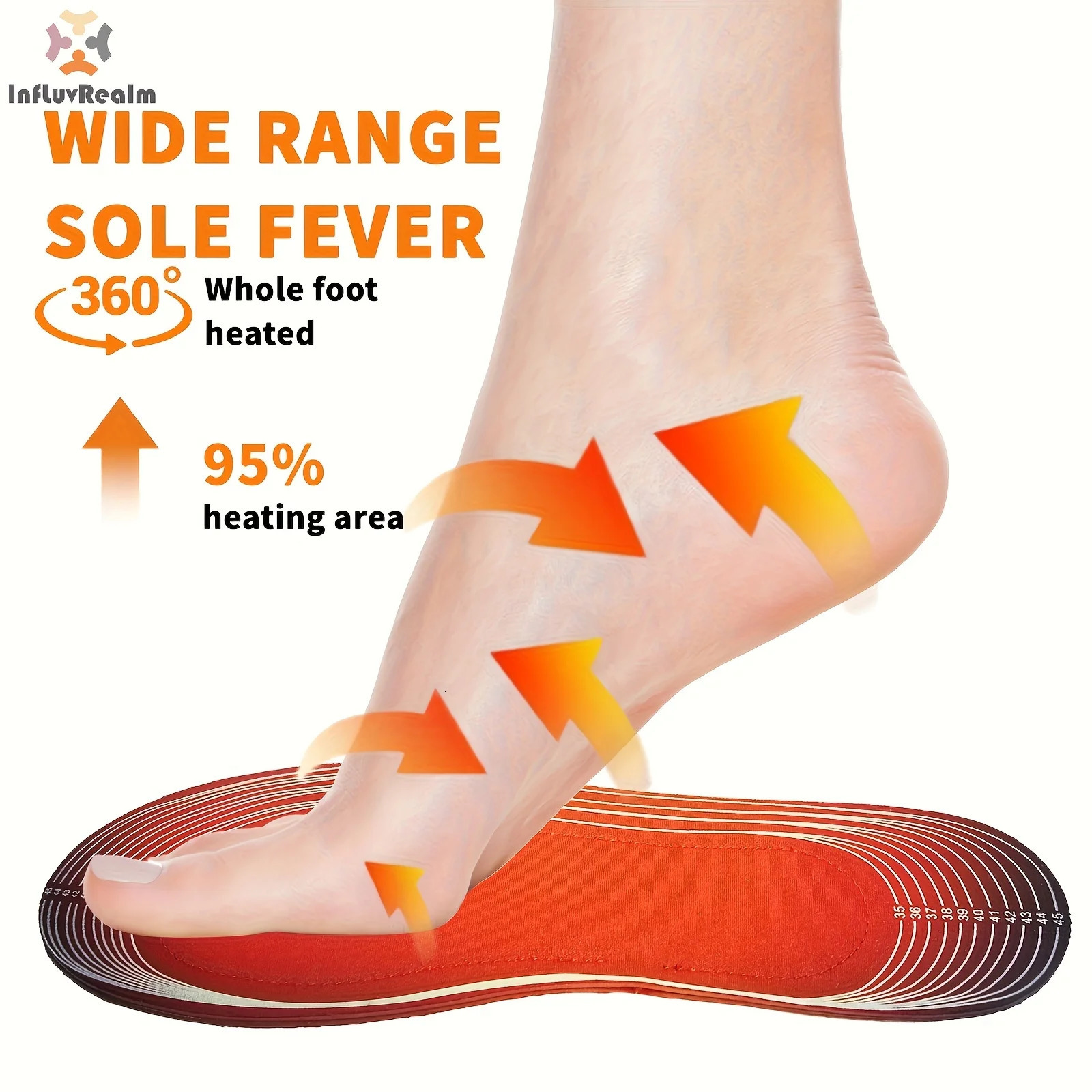 Winter Electric Heated Insoles USB Heating Feet Warmer Thermal Shoes Sock Pad Washable 250219