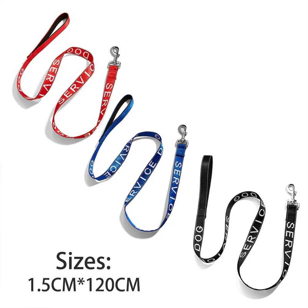 Small Pet Dogs and Cat Leashes Solid color Service Dog Emotional Support Jacquard Leash Reflection Strong Pet Walking TrainingXJ250218
