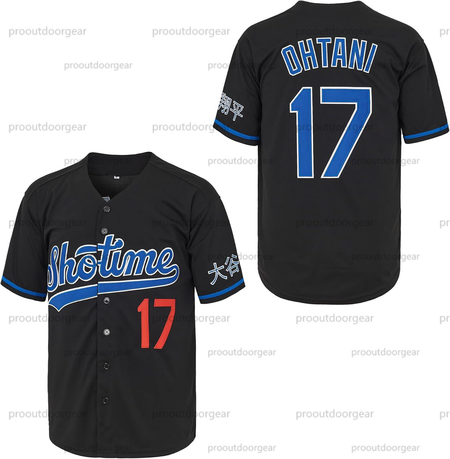 #17 Ohtani Japanese Baseball Jerseys Men's 90S Hip Hop Japan Baseball Jerseys Sports Shirt Stitched