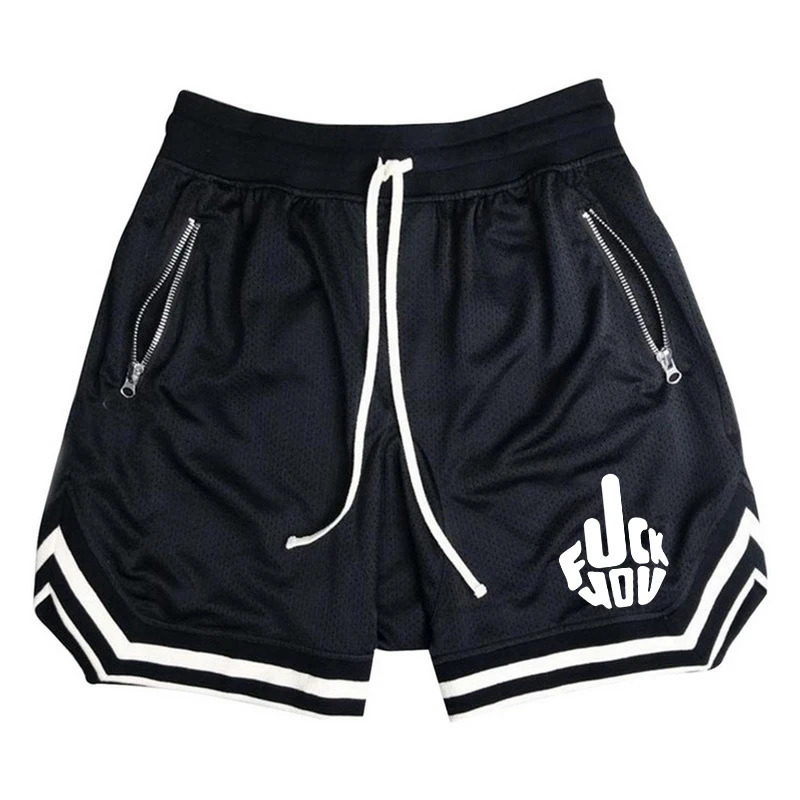 Summer Basketball Shorts Male Casual Sports Mesh Fitness Short Trousers Breathable Five Points Pant Y2k Running Clothing 250219
