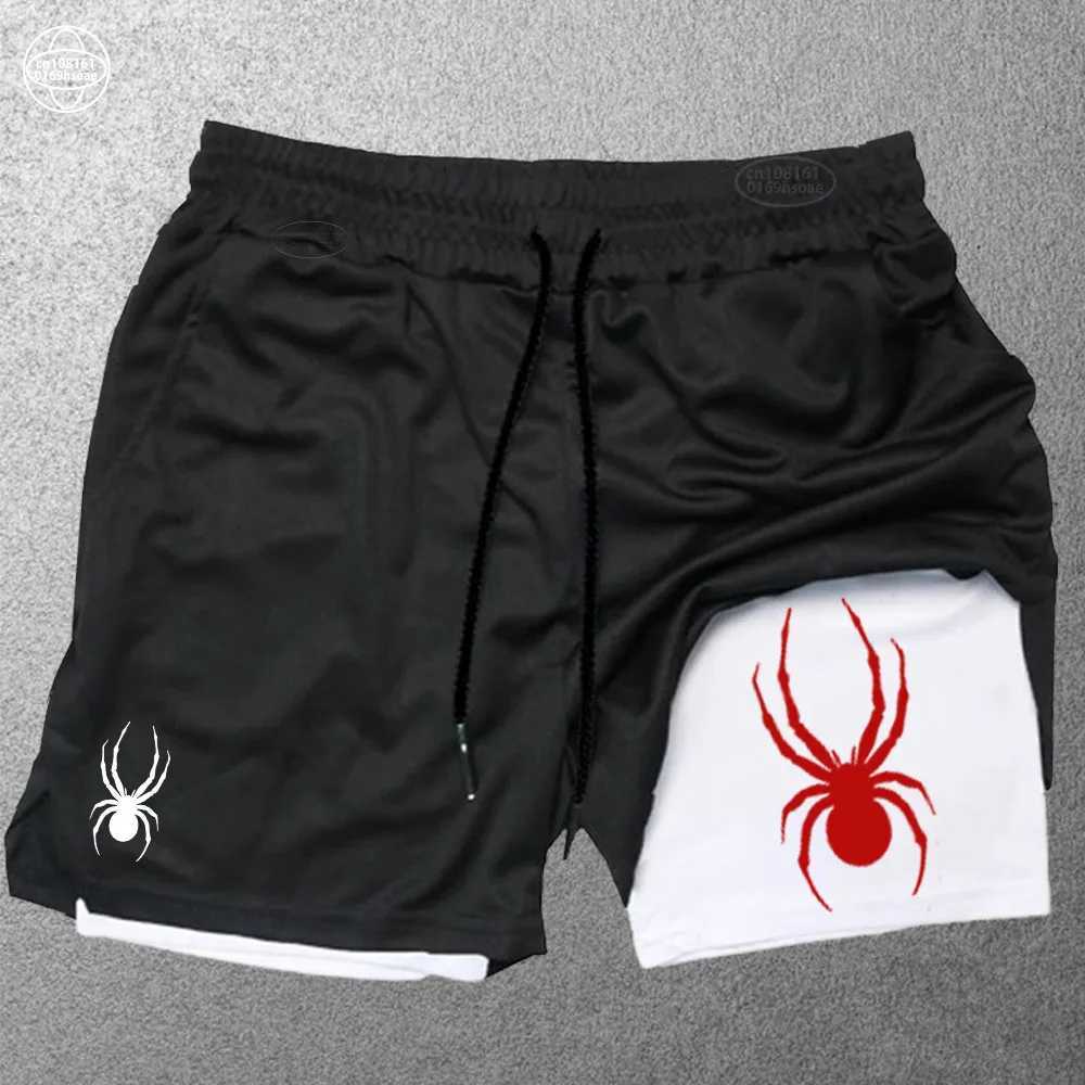 2024 new mens casual shorts summer thin running shorts jogging sportswear fitness double layer shorts M-3XL W250219