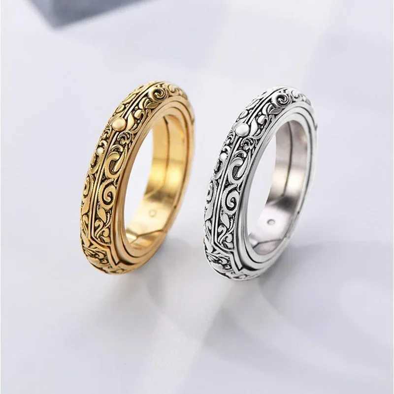 Metamorphic Astronomical Ball Ring for Men and Women Reversed Metamorphic Cosmic Ball Ring Retro Style Couple Necklace JewelryXJ250219