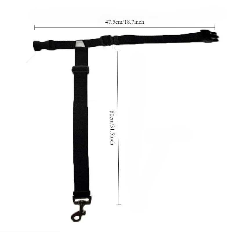 1PC Pet Car Seat Belt Nylon Lead Leash Backseat Safety Belt Adjustable pet collars dog collar cat collarXJ250218