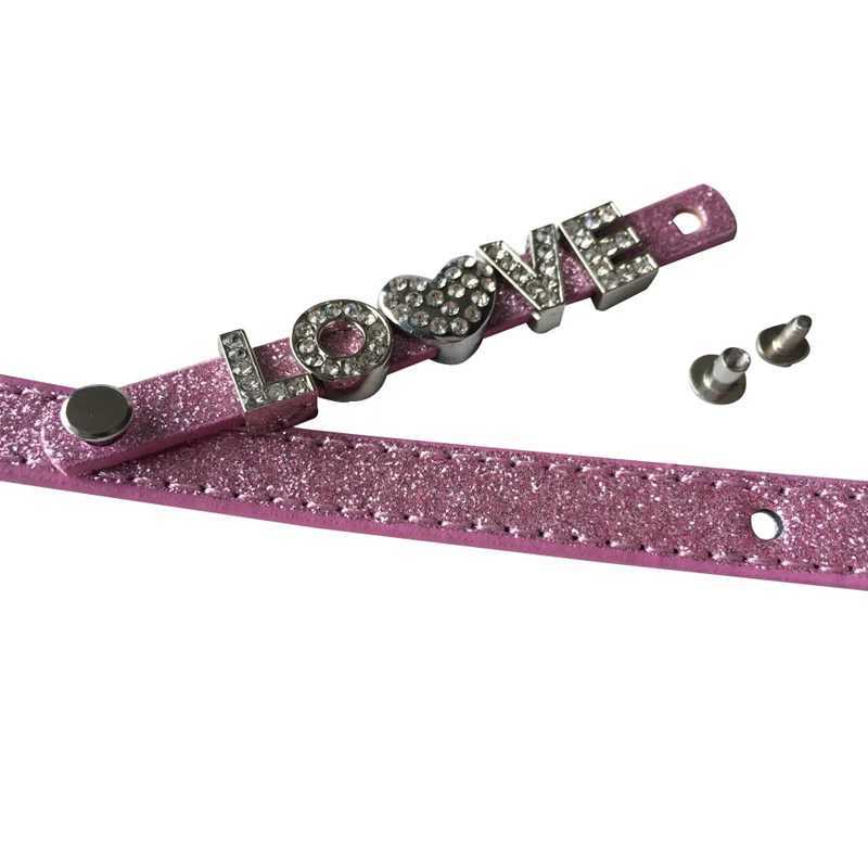 Personalized Id Dog Collars Rhinestone Dog Pendant Adjustable Puppy Kitten Neck Strap Anti-Lost Pet Cat Collars Dog AccessoriesXJ250218