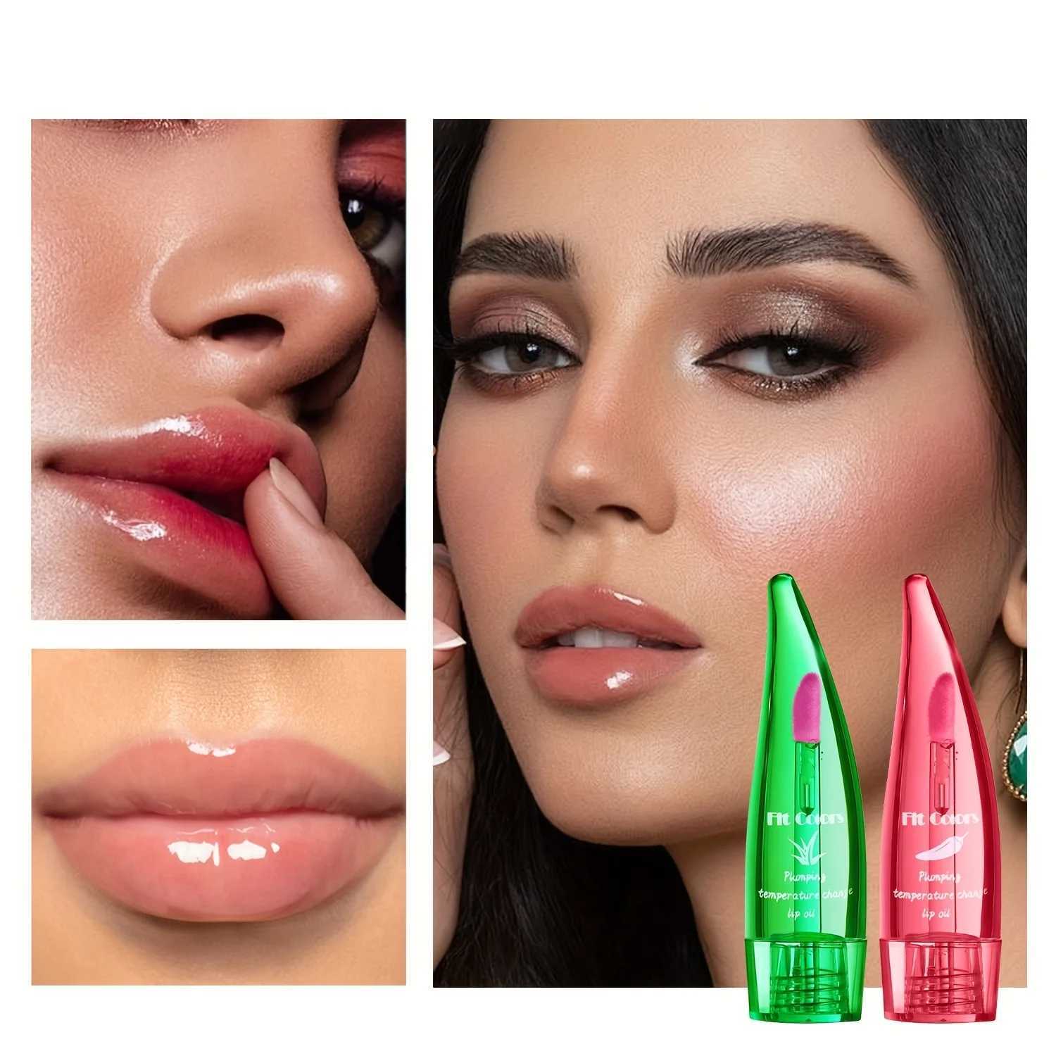 Aloe Vera Warm Colored lipstick Moisturizing Lasting LipglossW250219