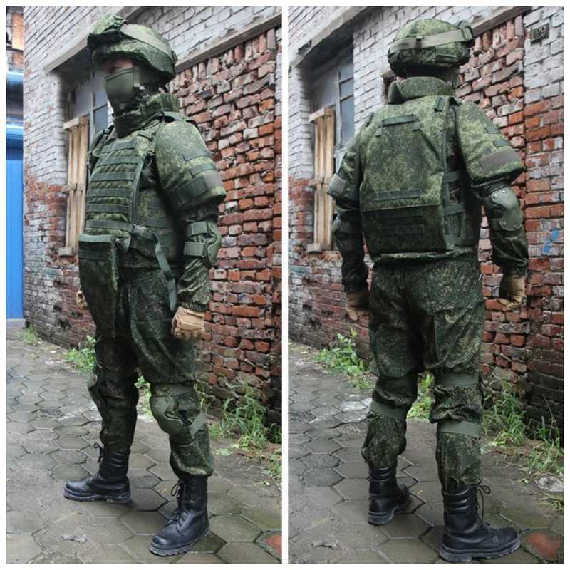 Russia 6B45 Tactical Undershirt Full Protection Wear-Resistant Breathable Vest 6B45 Jungle Digital Green Outdoor MenXJ250219