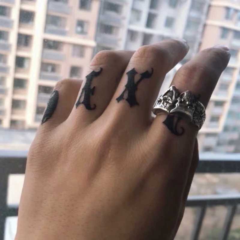 Retro Two Face Joker Ring For Men Silver Color Punk Gothic Adjustable Ring Rock Handmade Hiphop Unisex Jewelry Accessories GiftXJ250219