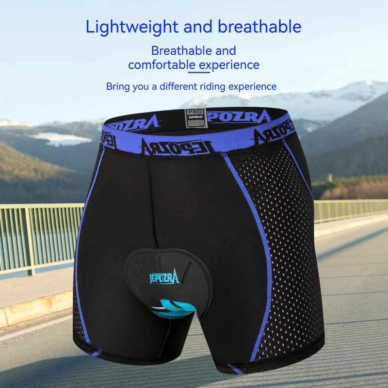 Men's Shorts JEPOZRA Cycling Shorts Breathable Mesh Cycling Shorts for Men 5D Gel Pad Shockproof MTB Bike Shorts z250219