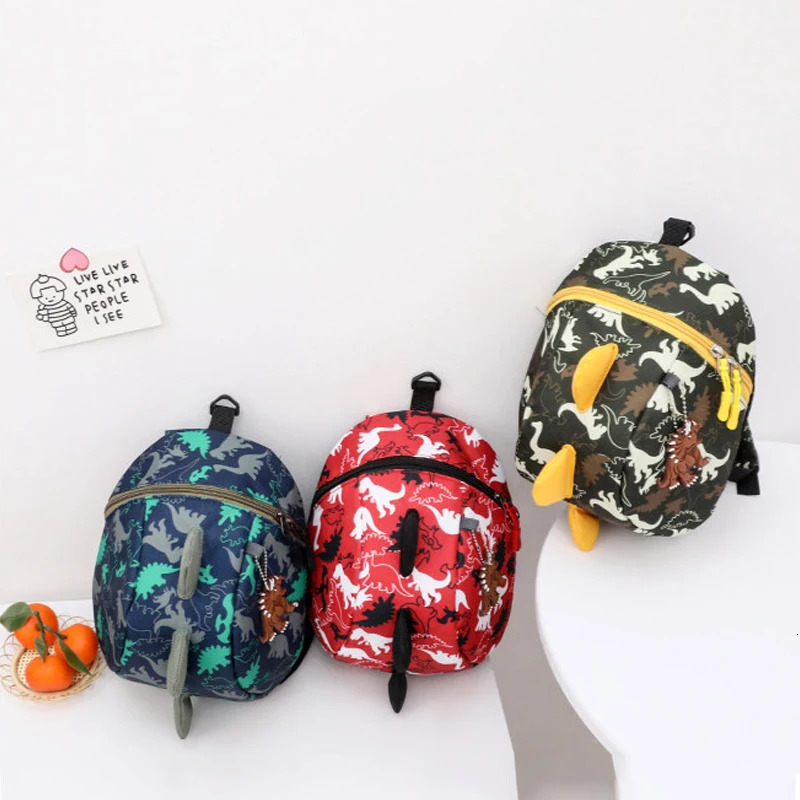 Cute Dinosaur Baby Safety Harness Backpack Toddler Anti-lost Bag Children comfortable Schoolbag toddler anti lost wrist link 250219