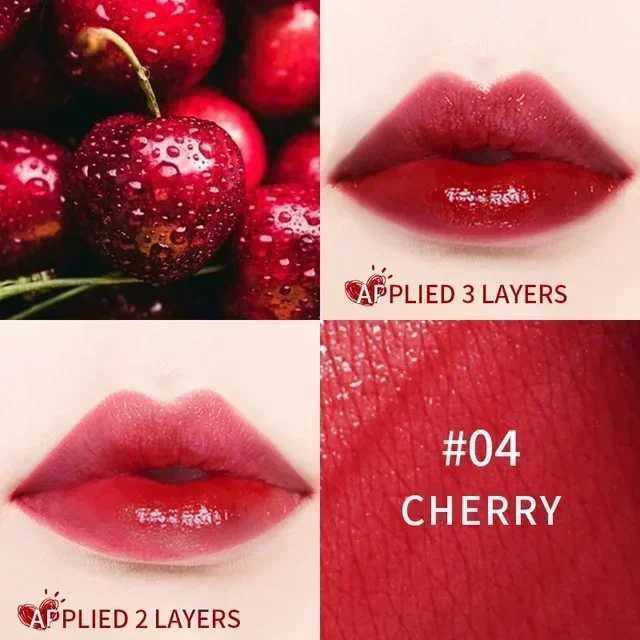 Water Mirror Lip Gloss 4 Color Moisturizing Lip Glaze Long Lasting Lip Ink Face Lip Dual Purpose Liquid Lipstick Cosmetic MakeupW250219