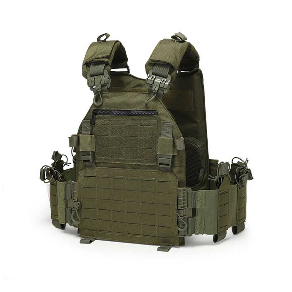 Tactical Vest With Triple Magazine Pouch Molle 1000D Waterproof Nylon Vest Adjustable JPC Molle Plate Carrier Hunting VestXJ250219