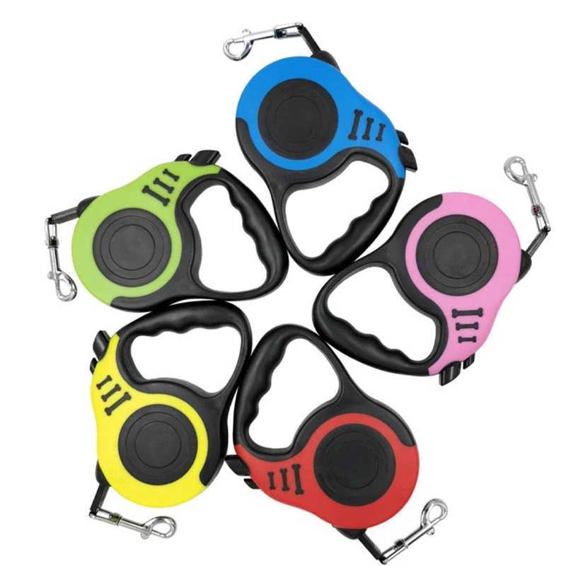 3M/5M Retractable Dog Leash Automatic Retractable Durable Nylon Lead Puppy Outdoor Travel Walking Traction Rope Pet SuppliesXJ250218