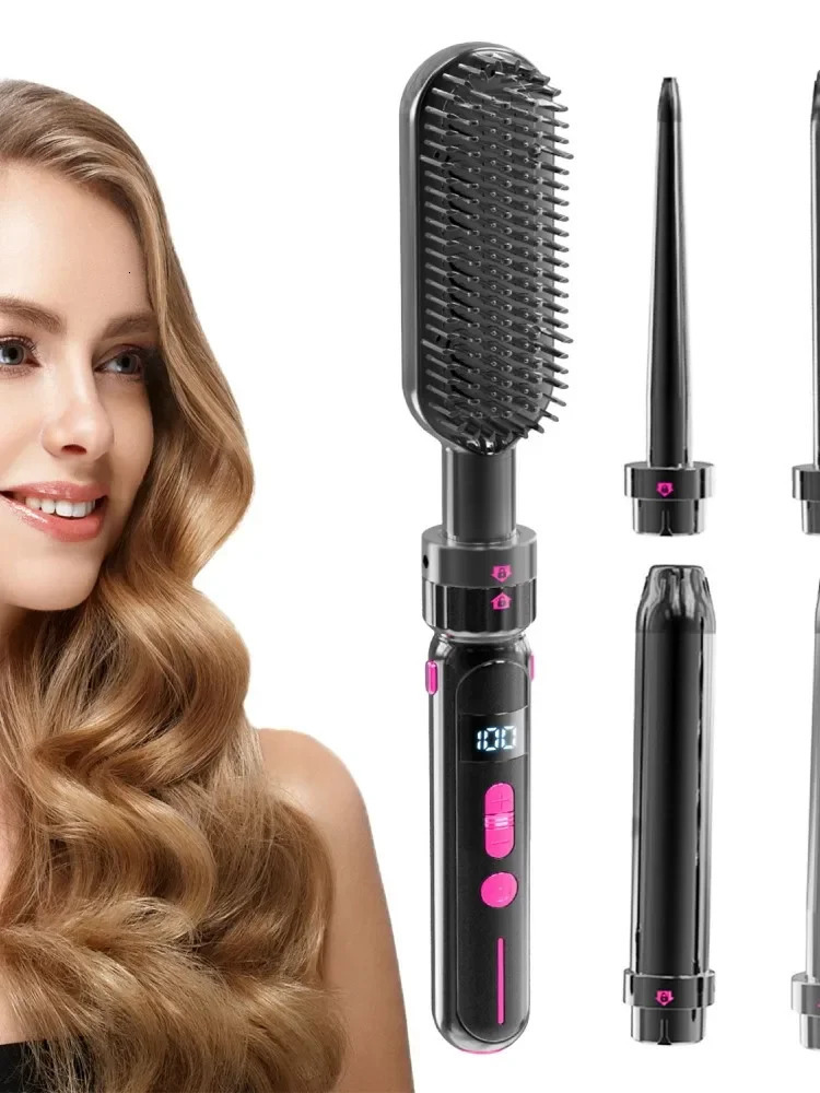Professional Hair Curling Iron 2 in 1 Hair Straightener And Curler Twist Straightening Curling Iron Wave Waver Styling Tools 250214