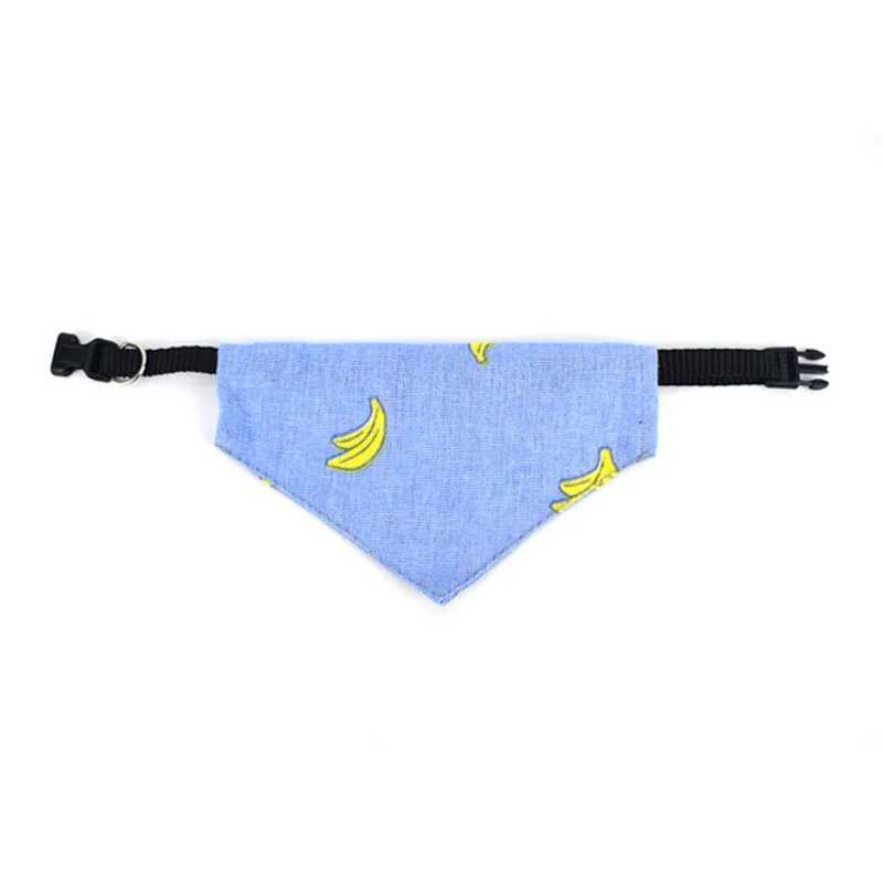 Pet Dog Neck Scarf Puppy Cat Dog Collar Bandana Collar Scarf with Leather Collar Cute Adjustable Small Dog Collars Pet Puppy Cat W250219