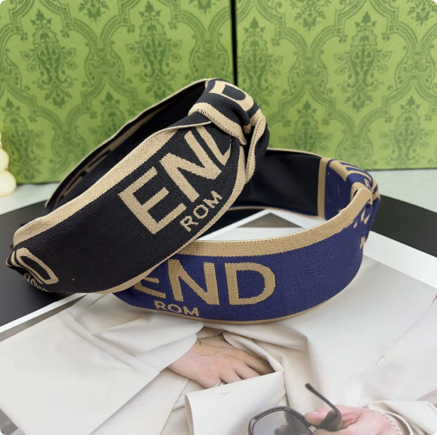 Fashion Designer Hair Hoop Letter Hairbands Women Headband Hair Accessories Retro Turban Headwraps