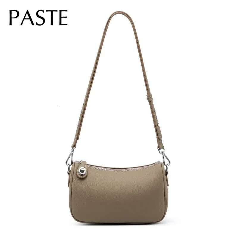 NEW 2025 Spring Flap Crossbody Small Genuine Cow Leather Women Shoulder Bag Daily-Use Cowskin Phone Purse